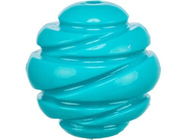 Jucarie Pentru Caini, Minge Super Strong, TPR, 6 cm, Petrol, 33462