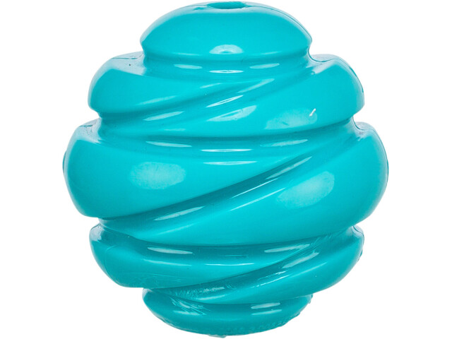 Jucarie Pentru Caini, Minge Super Strong, TPR, 6 cm, Petrol, 33462