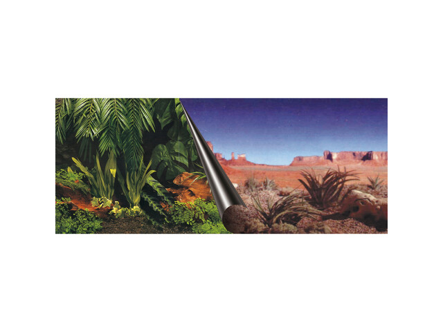 Fundal acvariu jungla si desert 80x40cm L241/109090