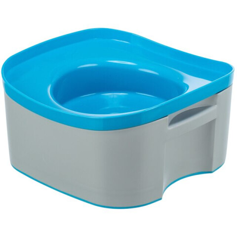 Castron Pentru Calatorie, Strong, Plastic, 21x11x21 cm, Gri/Petrol, 24601