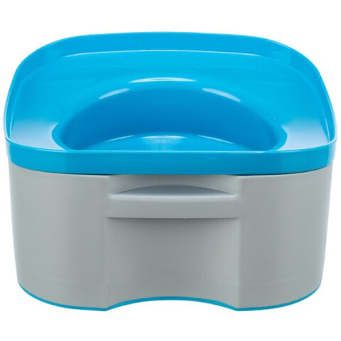 Castron Pentru Calatorie, Strong, Plastic, 21x11x21 cm, Gri/Petrol, 24601