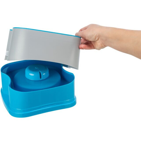Castron Pentru Calatorie, Strong, Plastic, 21x11x21 cm, Gri/Petrol, 24601