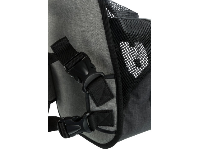 Geanta De Transport, Savina, Frontala, 30x33x26 cm, Pana la 10 kg, Negru/Gri, 28941