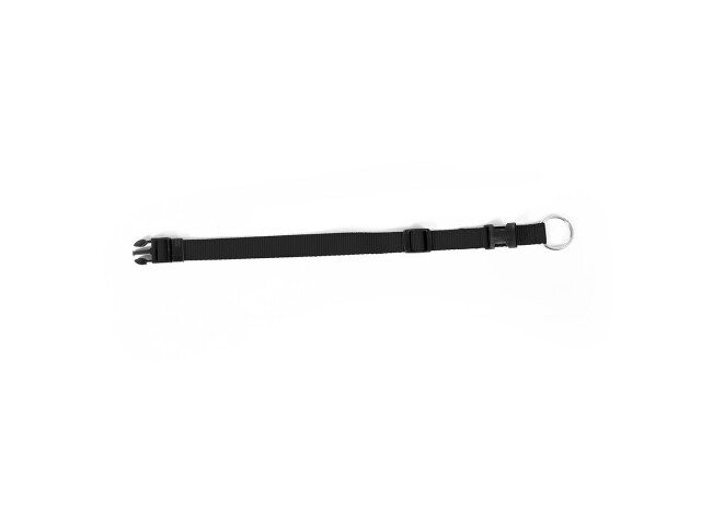 Zgarda Chinga Reglabila, XS-S: 22-35cm/10mm, Negru, L0111000031
