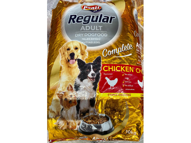 Hrana Uscata Pentru Caini, Panzi Regular Adult, Pui, 10 kg