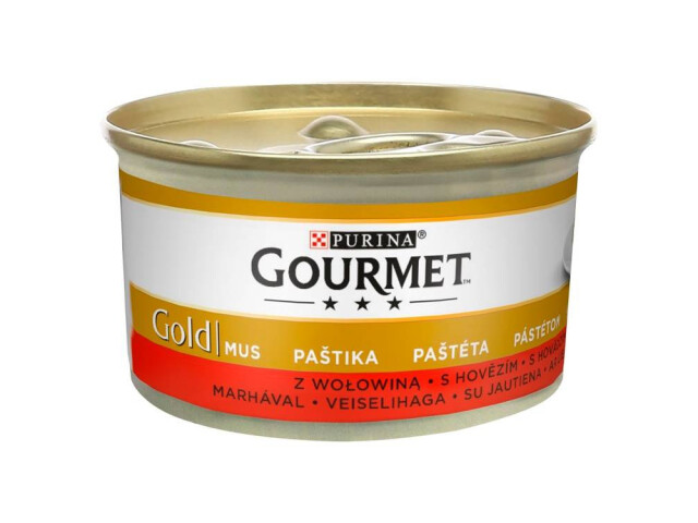 Gourmet Gold pentru Pisici, 85 g, cu Vita 