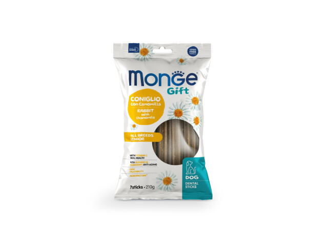 Recompense Pentru Caini, Gift Dental Sticks Senior, Cu Iepure/Musetel, 210 g	
