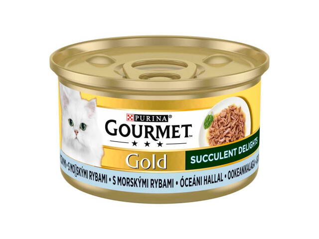 Gourmet Gold cu Peste Oceanic, 85 g
