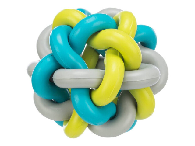Jucarie Pentru Caini, Minge Innodata, Cauciuc, 7 cm, Multicolora, 32621	