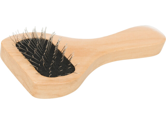 Perie Tesala Soft, Maner Lemn/Peri Metalici, 6x13 cm, 2358	