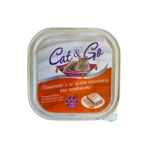 Pate Cat&Go 100 g, Iepure-Ficat