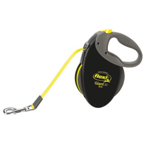 Lesa Giant, Banda, S-M: 8 m/25 kg, Negru/ Galben Neon, 20927