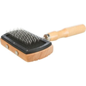 Perie Tesala Soft, Maner Lemn/Peri Metalici, 10x18 cm, 2300