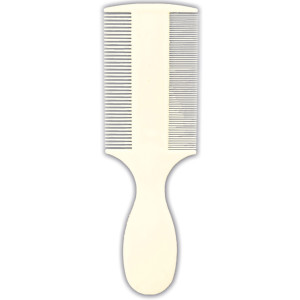 Pieptene Dublu Pentru Indepartare Purici/Praf, Cu Maner, 14 cm, 2400