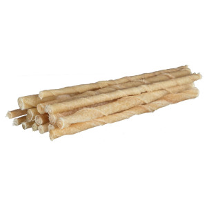 Rulou Din Piele Uscata, Rasucit, 12 cm/ 5-6 mm, 100 buc/set,  2615
