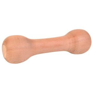 Jucarie De Aport Pentru Caini, Gantera, Lemn, 21cm/250 g 3221