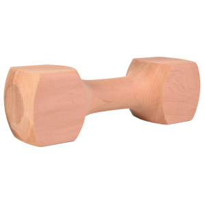 Jucarie De Aport Pentru Caini, Gantera, Lemn, 25cm/650 g 3224