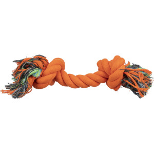 Jucarie Pentru Caini, Sfoara Cu 2 Noduri, 470 g/40 cm, Portocaliu, 3276	