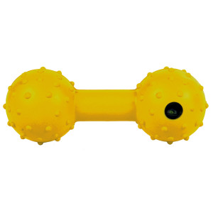 Jucarie Pentru Caini, Gantera Cu Clopotel, Cauciuc, 12.5 cm, 3335