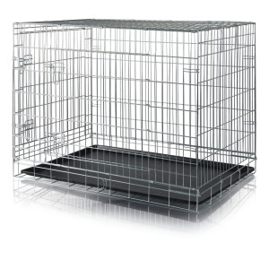 (-15%) Cusca Metalica Pentru Caini, XL: 116x86x77 cm, 3926	