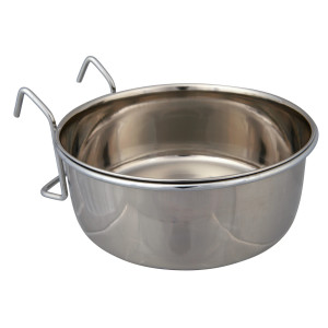 Hranitor Inox Pentru Pasari, Cu Suport De Agatat, 900 ml/14 cm, 5496