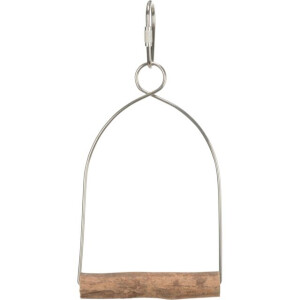 Leagan Arc Pentru Pasari, Lemn/Metal, 8x15 cm, 5825