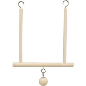 Jucarie Leagan Lemn cu Clopotel 12x13 cm 5830