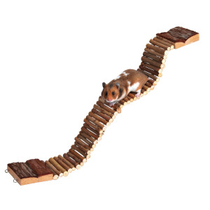 Pod Suspendat Pentru Rozatoare, Lemn, Flexibil, 55x7 cm, 6221