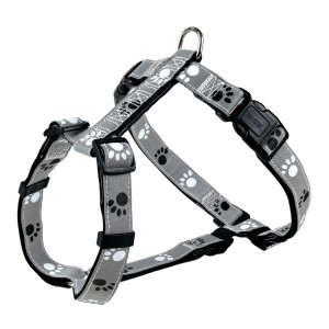 Ham Silver Reflect H, XS-S: 36–40 cm/15 mm, Negru/Gri, 12231
