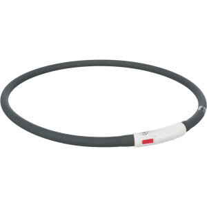 L(-25%)Zgarda Cu Led, Incarcare USB, XS-XL: 70 cm/10 mm, Negru/Rosu, 12649