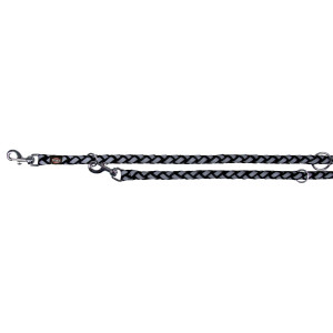 Lesa Cavo Coarda, Reglabila/Reflectorizanta, L-XL: 2.00 m/18 mm, Negru, 135901	