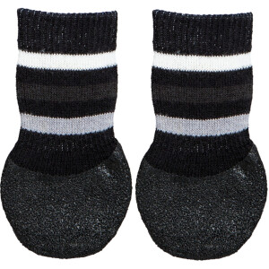 Sosete Pentru Caini, Cu Baza Anti-Alunecare Integrala, XL, 2 Buc, Negru, 19526	