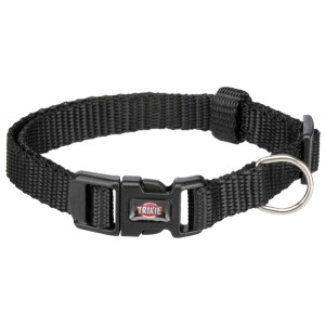 Zgarda Premium, M-L: 35-55 cm/20 mm, Negru, 201601