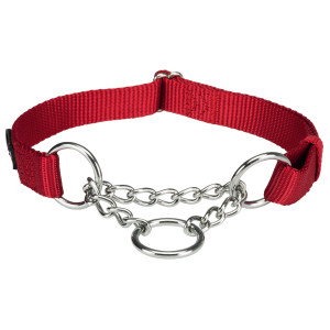 Zgarda Semistrangulanta, Premium, M-L: 35-50 cm/20 mm, Rosu, 202803	