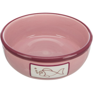 Castron Ceramic Pentru Pisici, 0.35 l /13 cm, Diferite Culori, 24658