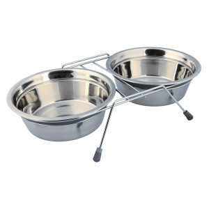 Set 2 Castroane Inox Cu Suport Metalic, 2x1.5 l/21 cm/44x10x23 cm, 25233