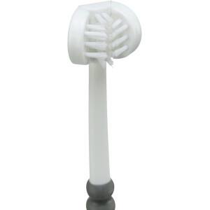 Periuta de Dinti cu 3 Capete, 18 cm, Alb/Gri, 25622