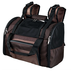 Rucsac De Transport, Shiva, 41x30x21 cm, Pana la 8 kg, Maro/Bej, 28871	