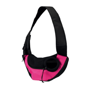 L(-17%)Geanta De Transport, Sling, Frontala, 50x25x18 cm, Pana la 5 kg, Roz/Negru, 28956	