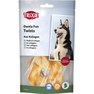 Recompense Pentru Caini, Twists, Invelite in Carne de Pui, cu Colagen, 85 g, 31145