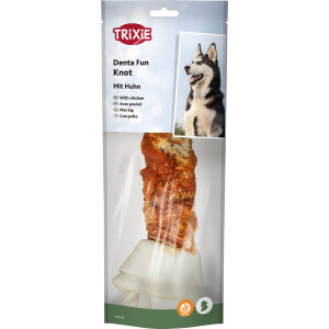 Recompensa Pentru Caini, Denta Fun, Os Innodat Cu Pui, 25 cm/ 22 g 31320	
