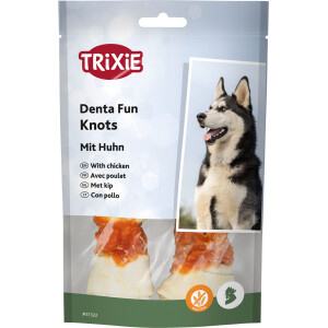 Recompense Pentru Caini, Denta Fun, Oase Innodate Cu Pui, 11 cm /2 buc/70 g 31322	