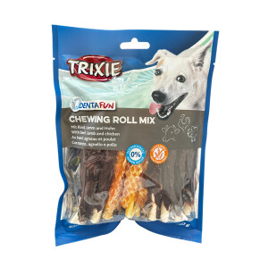 Recompense Pentru Caini, Denta Fun, Rulouri Mix,10 cm/ 250 g, 31372