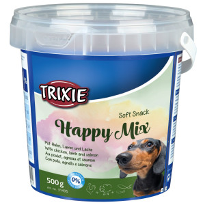 Recompense Pentru Caini, Soft Happy Mix Cu Pui/Miel/Somon, 500 g, 31495