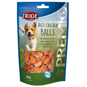 Recompense Pentru Caini, Premio, Bile Cu Orez Si Pui, 80 g, 31701