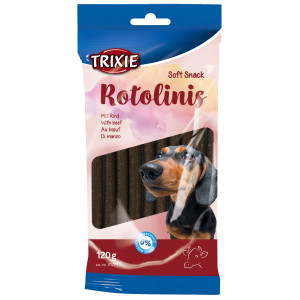 Recompense Pentru Caini, Batoane Moi Rotolinis Cu Vita, 12 cm, 120 g, 31771