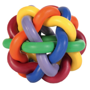 Jucarie Pentru Caini, Minge Innodata, Cauciuc, 10 cm, Multicolora, 32622	