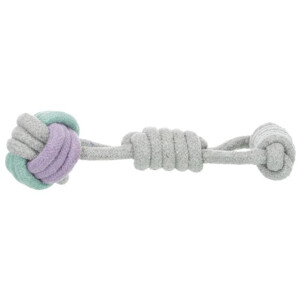 Jucarie Pentru Caini, Junior, Minge Nod Pe Sfoara, 6/23 cm, 32813