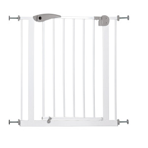Bariera Pentru Caini, Metal, 75-85x76 cm, Alb, 39451	
