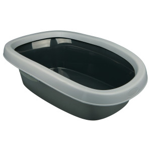 Litiera Carlo 2, Cu Rama, 39x17x58 cm, Gri, 40121